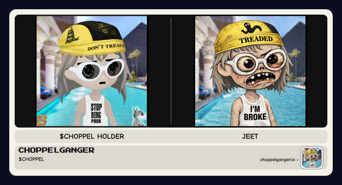 Hall of Choppelgangers preview meme